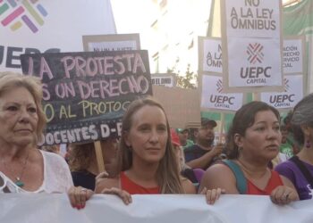 Echevarría calificó de “cambalache” a la aprobación de la Ley ómnibus