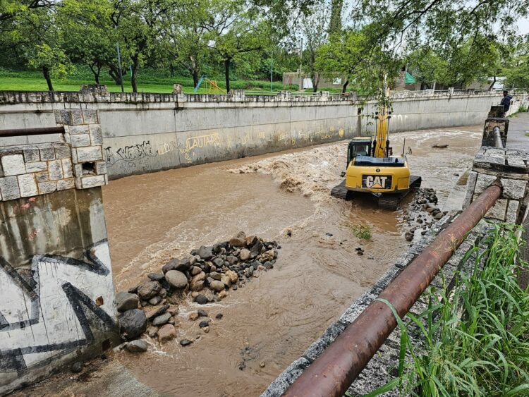 Comenzó la recuperación de La Cañada tras el temporal