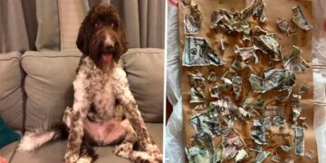 Su perro les comió 4.000 dólares y tuvieron que hacer esto para recuperar los ahorros
