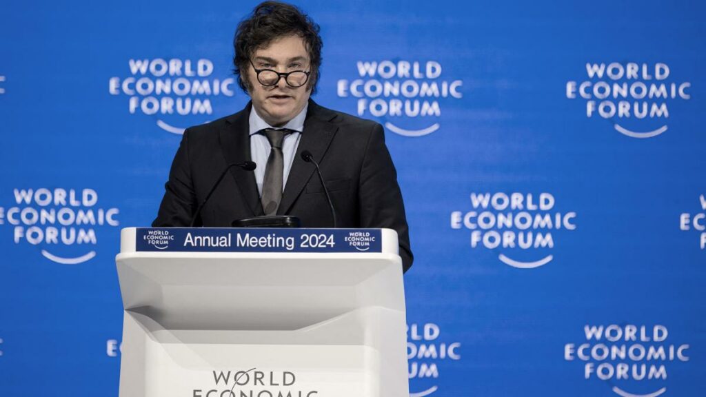 Milei ofreció un discurso de tono ultraliberal en Davos: “Occidente está en peligro”