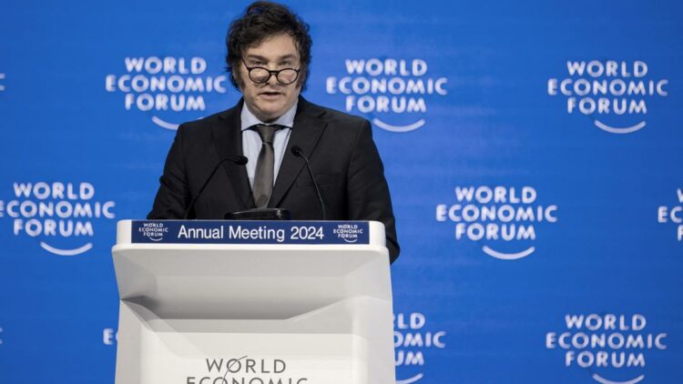 Milei ofreció un discurso de tono ultraliberal en Davos: “Occidente está en peligro”