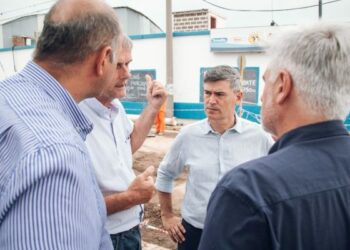 Continúan con las reparaciones de varios desagües pluviales