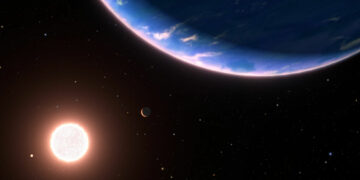El telescopio espacial Hubble observa un planeta con agua en su atmósfera