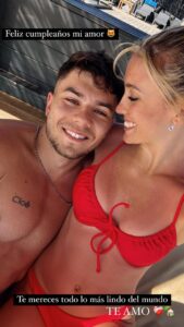 Lucas Blondel confirmó su romance con Morena Beltran a través de las redes