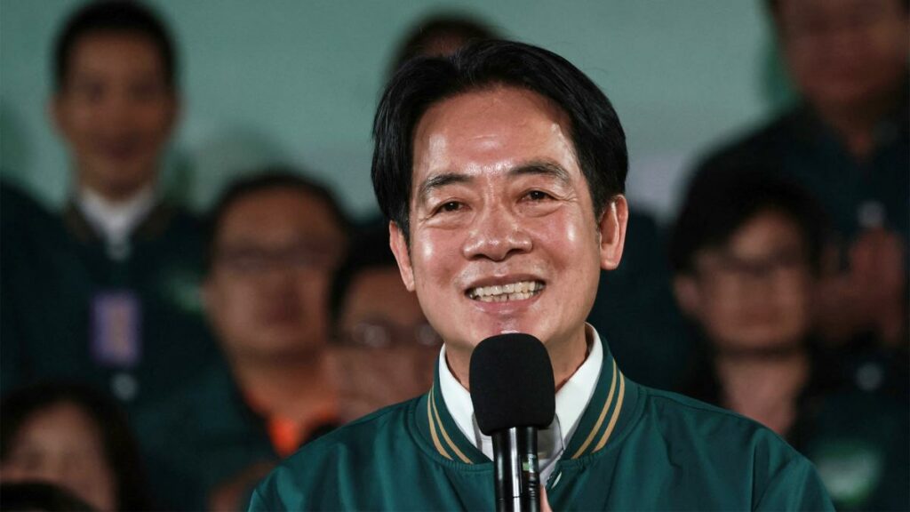 Ching-te, “separatista” según China, se impuso en Taiwán Ching-te, “separatista” según China, se impuso en Taiwán