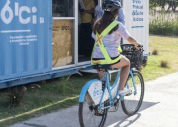 El Parque Las Heras Elisa ya cuenta con una estación de bicicletas públicas