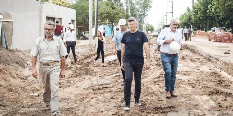 Avanza la obra para ensanchar la avenida Manuel Baigorria
