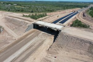 La construcción de la autovía Punilla avanza en tres frentes