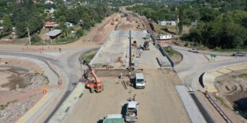 La construcción de la autovía Punilla avanza en tres frentes
