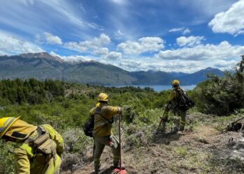 Más brigadistas viajan a Los Alerces
