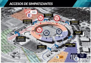 Instituto-Talleres: accesos, estacionamientos y un importante operativo de seguridad