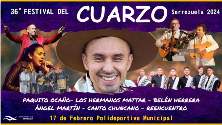 Serrezuela promete música y tradición criolla en el Festival del Cuarzo