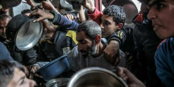El hambre agobia a los palestinos de Gaza
