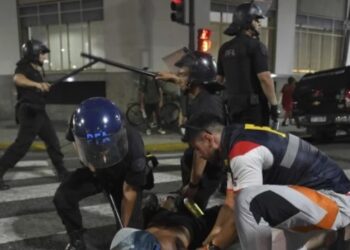 Bullrich dijo que «ya hay 18 detenidos, más los de la Ciudad» por los incidentes en Plaza Congreso