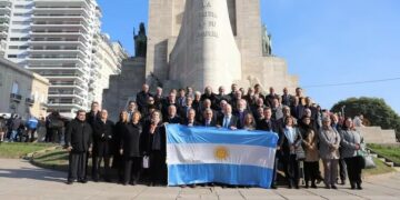 Los rectores de las 70 universidades del país en una cumbre en Rosario de 2023.