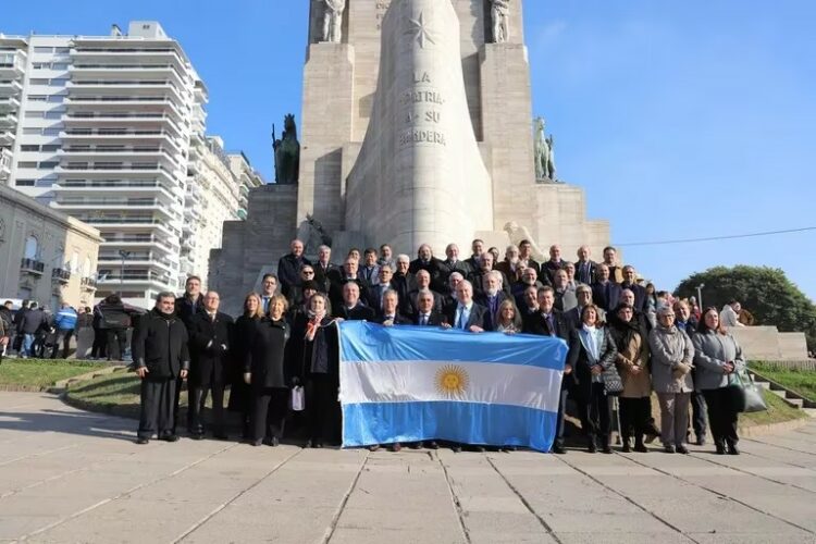 Los rectores de las 70 universidades del país en una cumbre en Rosario de 2023.