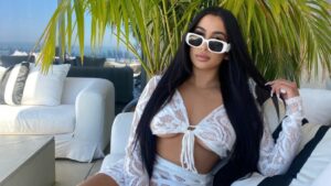 Quién es la modelo con la que Peso Pluma habría engañado a Nicki Nicole