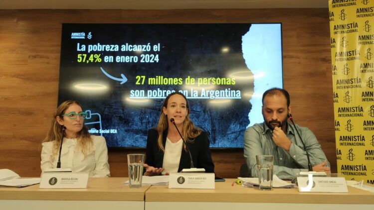 Amnistía Internacional criticó con dureza a la gestión de Milei