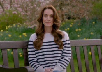 Reapareció Kate Middleton