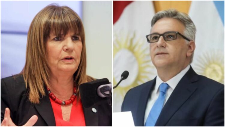 En la previa a la llegada de Bullrich a Córdoba, Llaryora y Quinteros la felicitaron por el operativo en Morteros