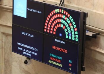Golpe político para Milei: el Senado le asestó un contundente rechazo al DNU