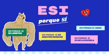 Lanzan una campaña con estampitas para garantizar la educación sexual integral