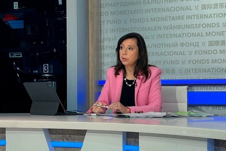 La vocera del Fondo Monetario, Julie Kozack, sentó la posición del organismo.