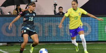 Argentina perdió por goleada ante Brasil