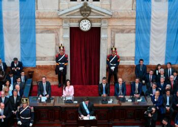 Milei dio su discurso de apertura de sesiones ordinarias