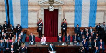 Milei dio su discurso de apertura de sesiones ordinarias