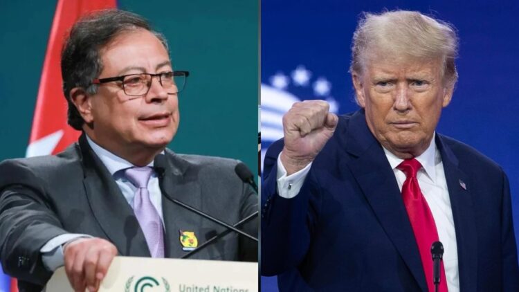Petro y Trump coinciden en el pedido de un alto el fuego