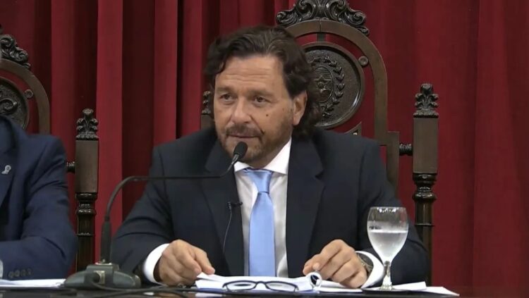 El gobernador de Salta, Gustavo Sáenz.