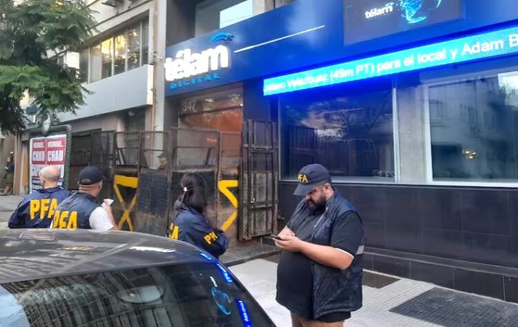 Tras el anuncio de Milei, Télam licenció a sus trabajadores y el servicio está caído