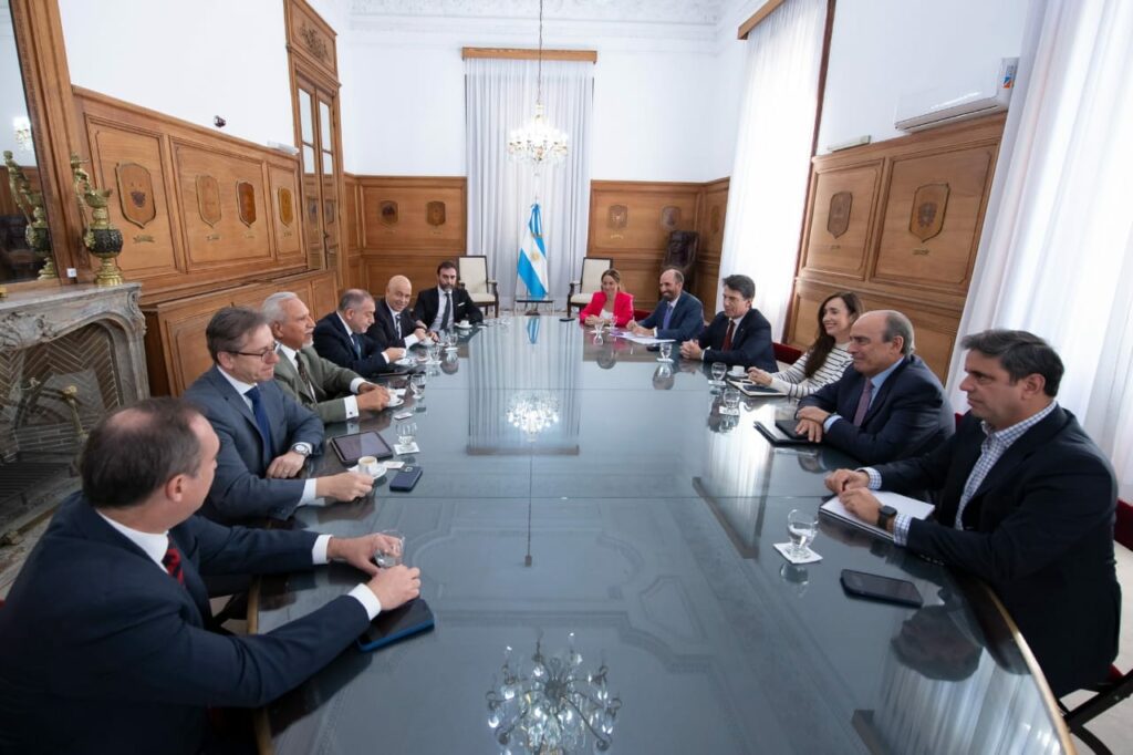 Reunión entre el Gobierno y jefes de bloques del Senado (el kirchnerismo ausente)