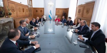 Reunión entre el Gobierno y jefes de bloques del Senado (el kirchnerismo ausente)