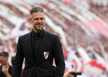 Demichelis evitó hablar de la jugada polémica en la que le anularon un gol a River