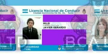 Robaron los datos de licencias de conducir, las ofrecieron por internet y mostraron la de Milei