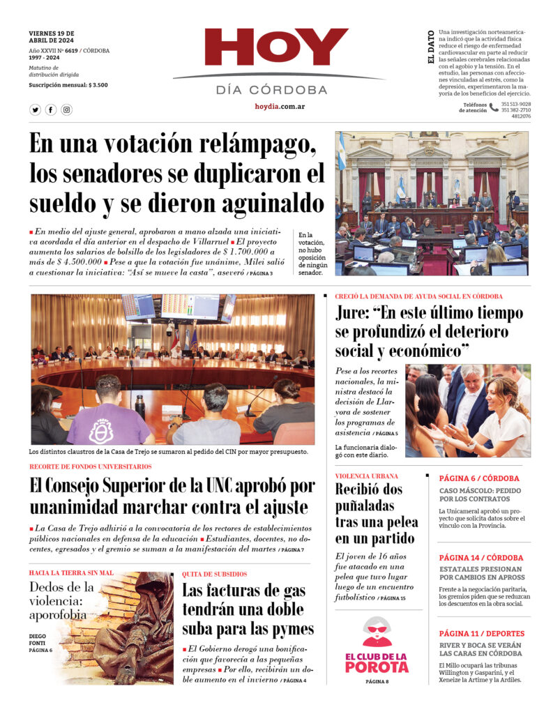 Portada 19.04.2024 Portada 19.04.2024