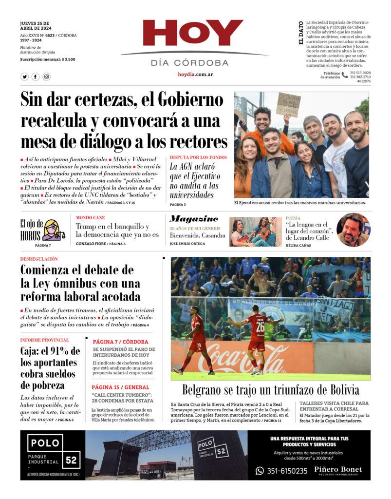 Portada 25.04.2024 Portada 25.04.2024