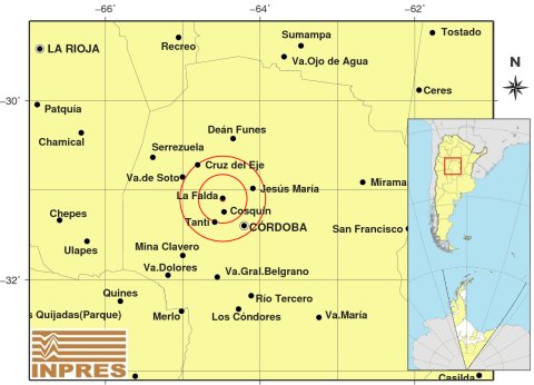 Tembló Córdoba: se registró un sismo de 4,6° en la escala de Richter