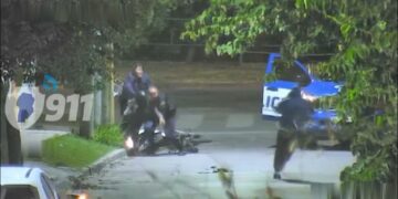 Motochorros robaron, dañaron autos e intentaron huir haciendo “willy” pero fueron detenidos