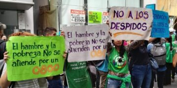 ATE reclamó en contra de los despidos de Nación en Córdoba