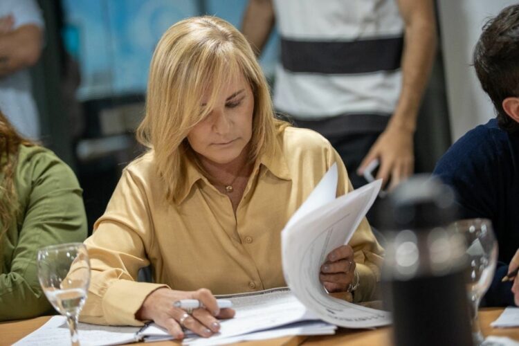 La presidenta del bloque de concejales de la UCR, Elisa Caffaratti.