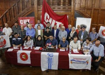 Paro nacional de trabajadores en Chile