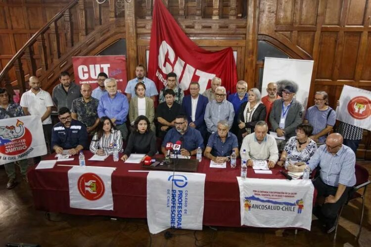 Paro nacional de trabajadores en Chile
