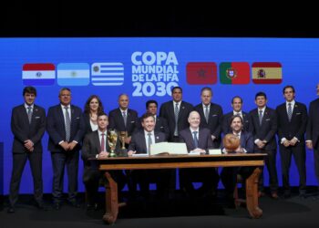 Se firmó la primera acta del Mundial 2030
