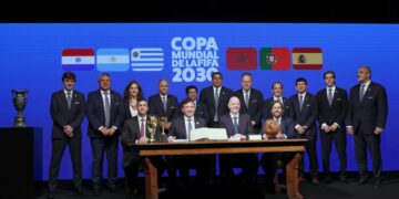 Se firmó la primera acta del Mundial 2030