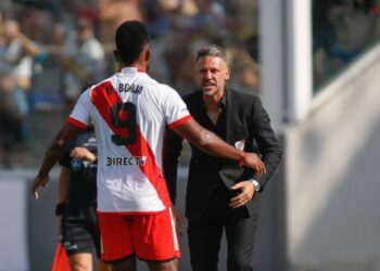 Demichelis evitó hablar de la polémica