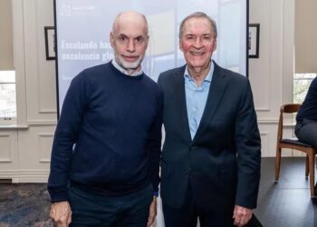 Schiaretti se mostró junto a Rodríguez Larreta en Estados Unidos