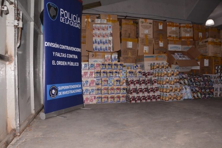 La Policía incautó millones de pesos en juguetes